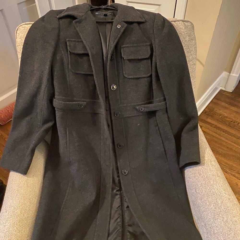 Kenneth Cole 3/4 length pea coat. Dark grey. Size 10.
